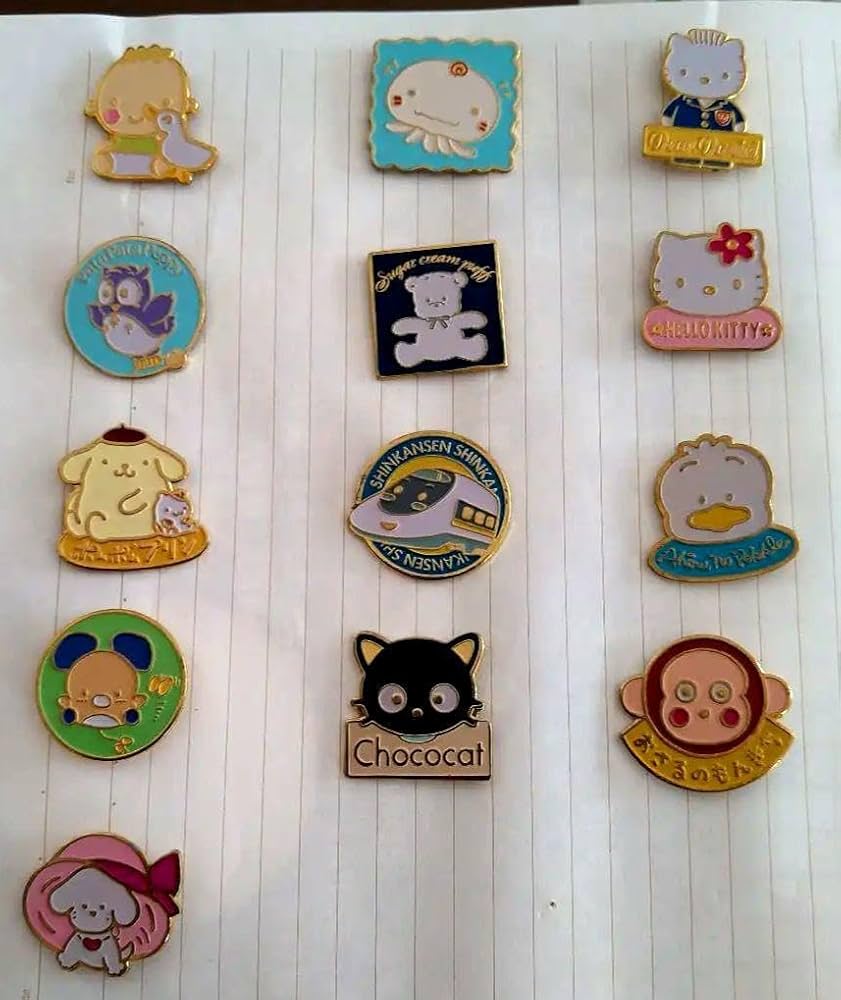 Amazon | 明治乳業 キャラChu ピンバッジ 20個 | バッジ